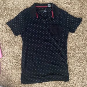 Blue Crown Black Polo (Small)